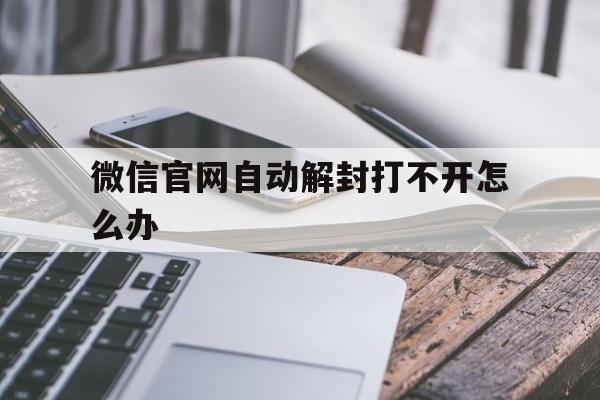 微信官网自动解封打不开怎么办，微信官网自主解封打不开