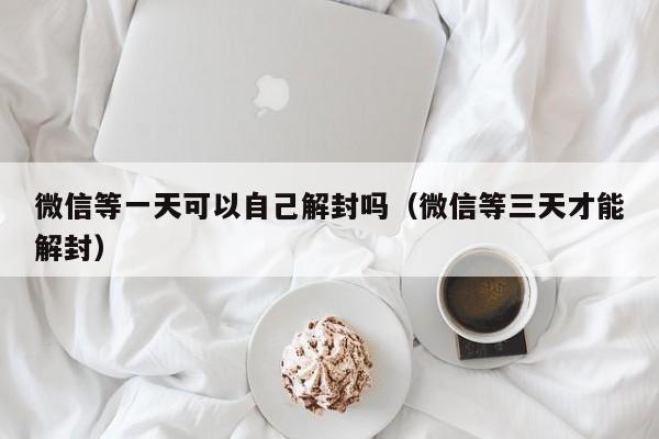 微信等一天可以自己解封吗（微信等三天才能解封）