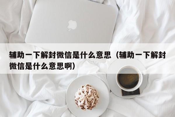 辅助一下解封微信是什么意思（辅助一下解封微信是什么意思啊）