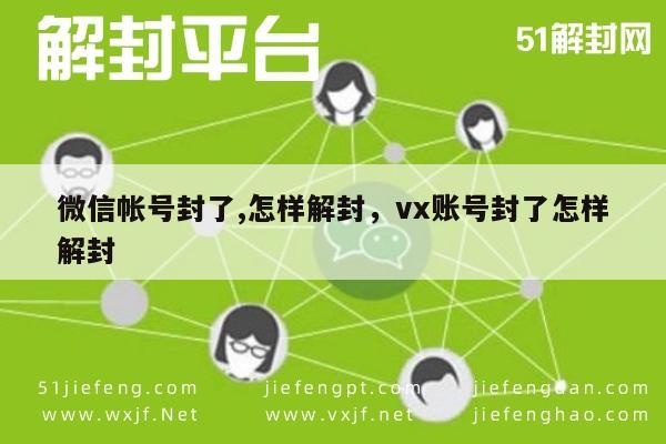 微信帐号封了,怎样解封，vx账号封了怎样解封