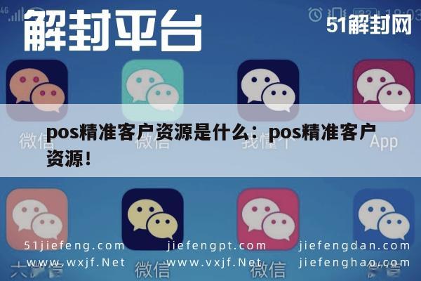 营销策略揭秘：POS精准客户资源解析！