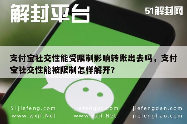 支付宝社交功能受限是否影响资金转账及解锁指南