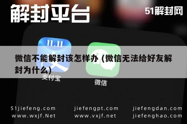 微信不能解封该怎样办 (微信无法给好友解封为什么)